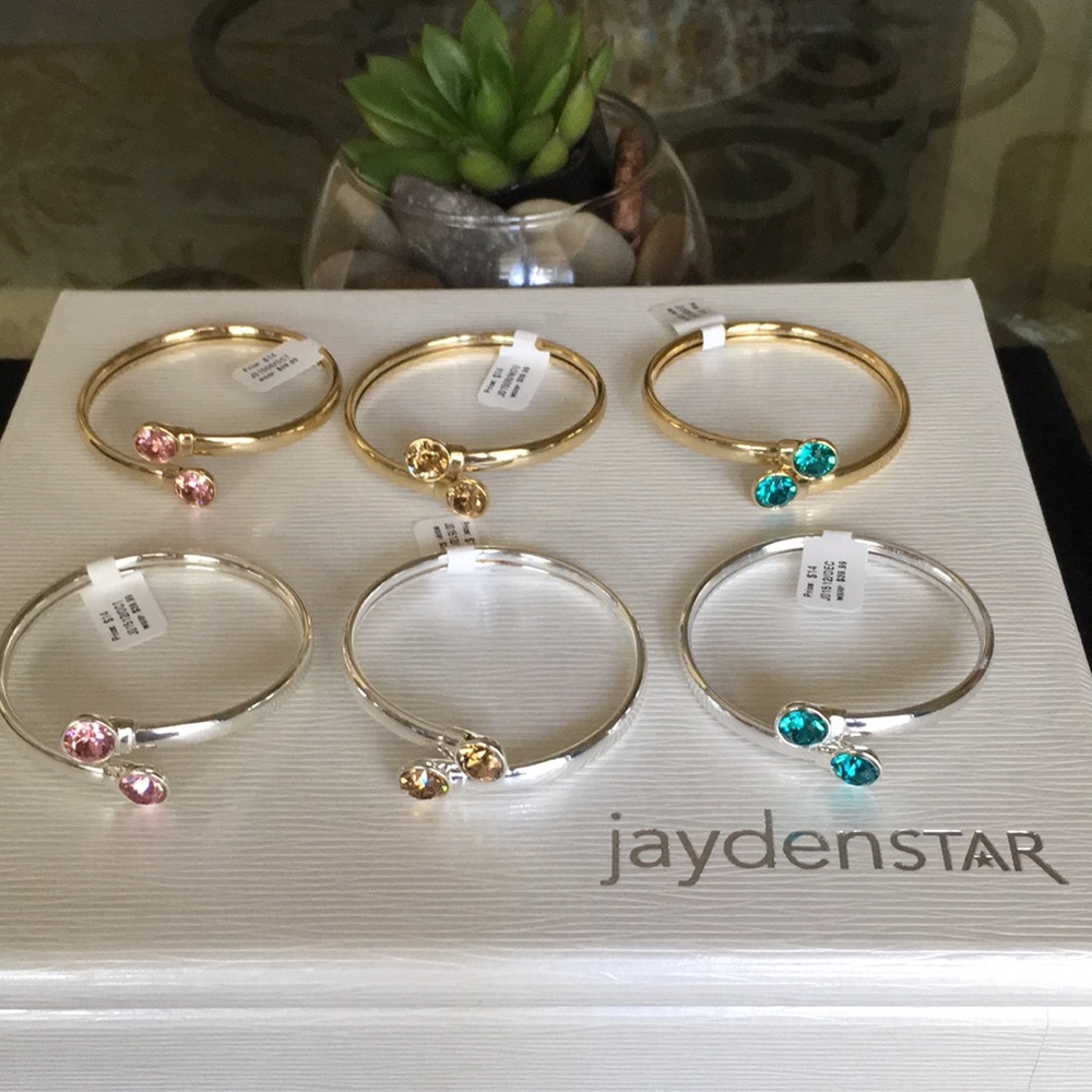Jayden Star-Double Swarovski Crystal Bracelet